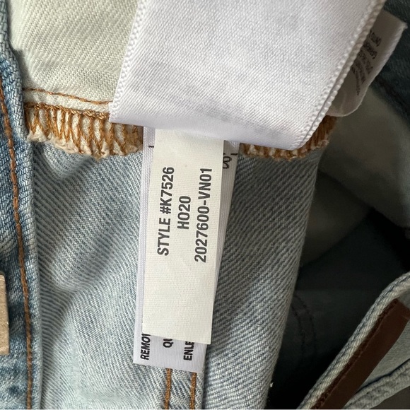 NEW NWT Madewell Curvy Perfect Vintage Jean In Fitzgerald Wash - Picture 11 of 13